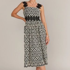 NWT Just Me | Zig Zag Lace Dress